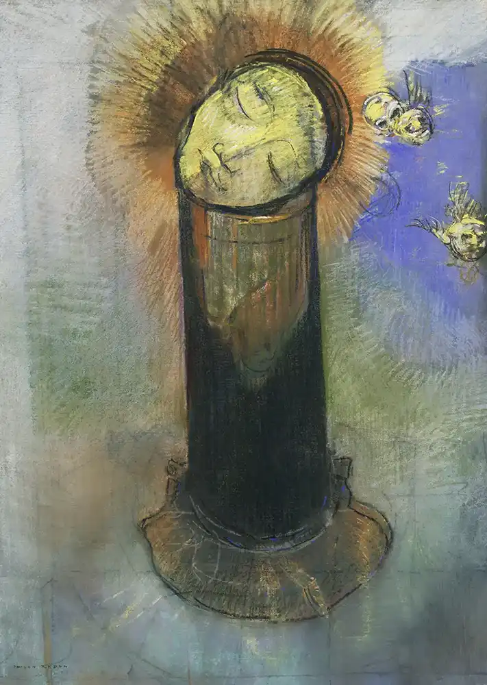 The Head of John the Baptist, on a Pillar